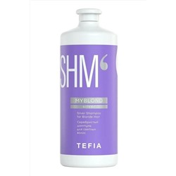 TEFIA Myblond Серебристый шампунь для светлых волос / Silver Shampoo for Blonde Hair, 1000 мл KRISTALLER, 1112368