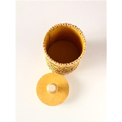 Туес «Россия», банка для хранения, береста