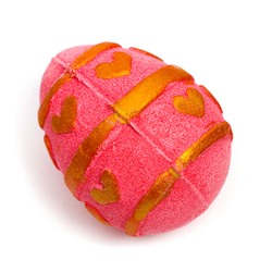 Бомбочка для ванны фигурная красная, 100 г