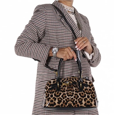 Сумка 6118Q leopard apricot Polina&Eiterou