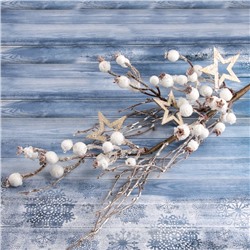 Еловая ветка декоративная «Зимнее волшебство. Магия», 63 см