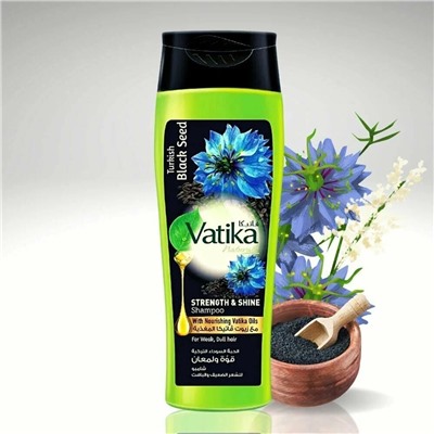 Dabur Vatika Black Seed Shampoo / Шампунь для Волос Турецкий Черный Тмин 200 мл