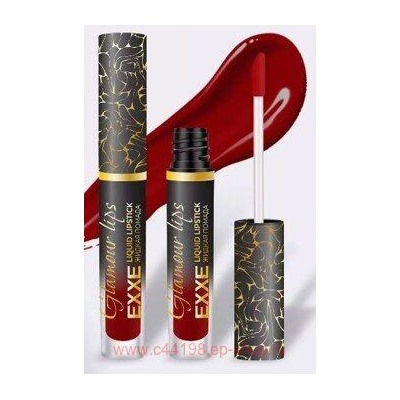 EXXE Губная помада жидкая тон 04 Мягкий винный Glamour Lips 3 мл 499