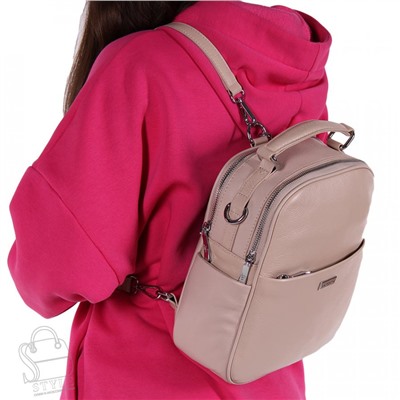Рюкзак женский кожаный 970034 d.beige Velina Fabbiano-Safenta/30