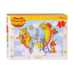 Пазлы 35 "Оранжевая корова" (С/м)
