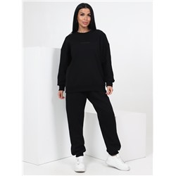 Грина - худи утепленная черный