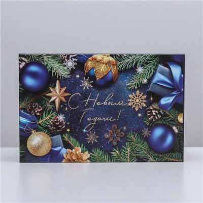 Коробка подарочная «Новогодние игрушки», 28×18.5×11.5 см, Новый год