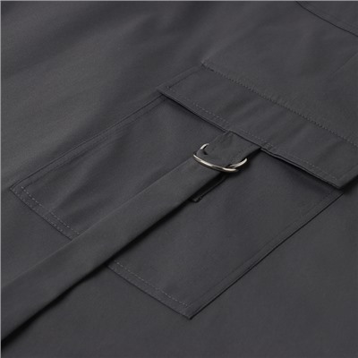 Юбка миди баллон женская MINAKU: Safari, графит, размер 46