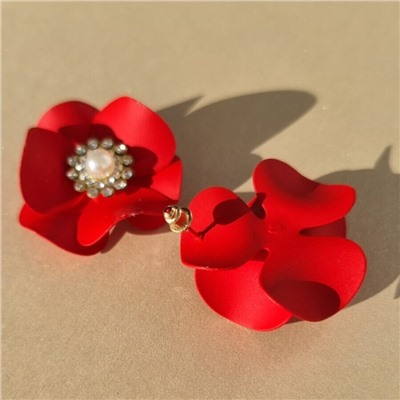 Серьги цветы, 09250 арт.002.094