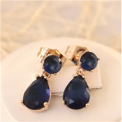 Серьги-гвоздики позолота  H01-15072