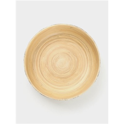 Салатник, 25×25×8 см, бамбук