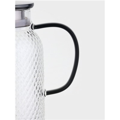 Кувшин Magistro «Богема. Соты», 16×11×23 см, крышка-сито, стекло, прозрачный