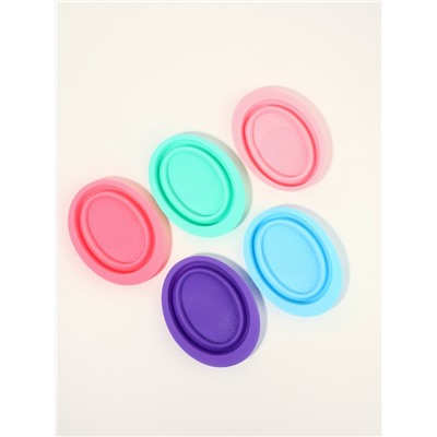 Ванночка - коврик для очистки кистей, 15×11 см, МИКС