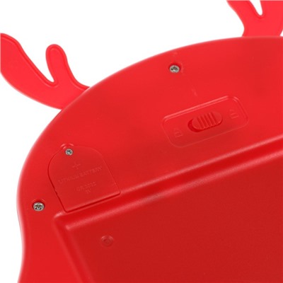 УЦЕНКА Планшет для рисования и заметок LuazON «Олененок», 9", функция блокировки, красный