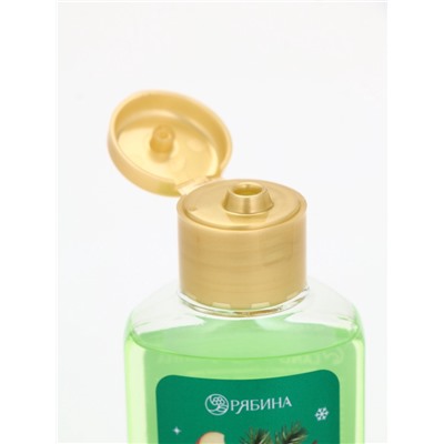 Подарочный набор новогодний: гель для душа 2 шт. х100 мл, мочалка для тела, аромат яблоко и глинтвейн, URAL LAB