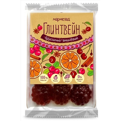 Мармелад "Ягодень" Глинтвейн, подложка 165г ЭКОПРОДУКТЫ, 1187657