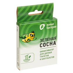 Средство для дачных туалетов и выгребных ям «Зеленая Сосна» Биоактиватор, по 50 г 2 дозы