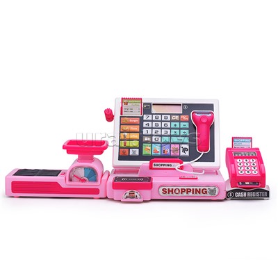 Игровой набор "Касса со сканером" с аксессуарами, в коробке