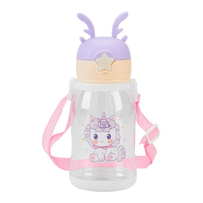 Бутылка для воды, 600 мл, «Единорог»