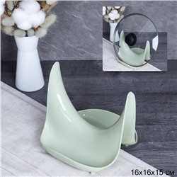 Подставка для крышки и ложки пластик / PB-759 зеленый /уп 160/ оливковая