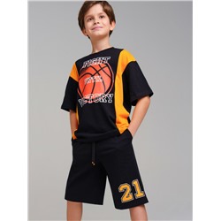 Комплект трикотажный для мальчиков: фуфайка (футболка), шорты