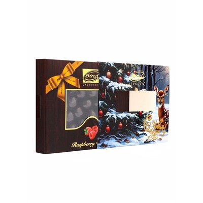 Шоколадное драже «Малина в темном шоколаде», Золотой Новый Год, 100 г