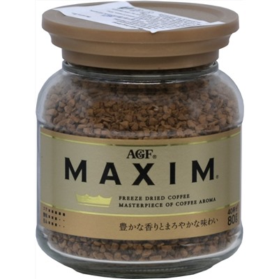 AGF. MAXIM BLEND GOLD 80 гр. стекл.банка