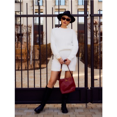 Джемпер вязаный женский MIST, размер 44, белый