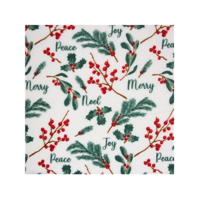 Плед с рукавами «Этель. Ветви», 150×200 см, корал-флис 220 г/м²