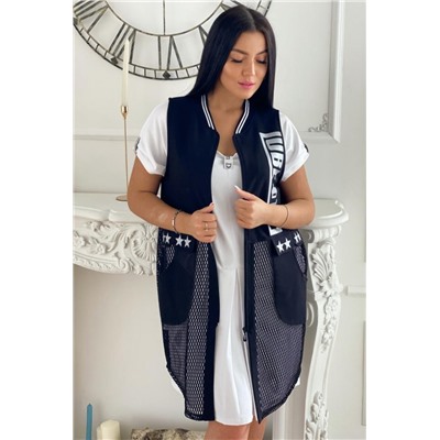 Жилет 9054 (Черный)