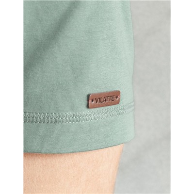 Футболка базовая полуприлегающая из премиального хлопка с эластаном