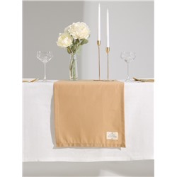 Дорожка на стол Этель ECO, бежевая, 40×136 см, 70% хлопок, 30% лён, 190 г/м²