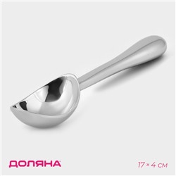 Ложка для мороженого Доляна «Идея», 17×4×2.3 см, нержавеющая сталь