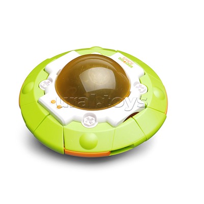 Набор космос (космическая станция - летающая тарелка и дракон) в коробке