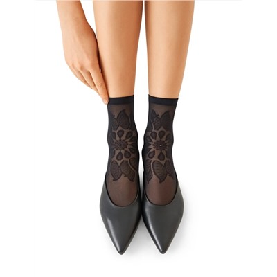 SiSi Носки calz. FIORE 20 носки (с рисунком цветок)