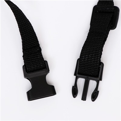 Намордник сетчатый, размер S, с двойной фиксацией, чёрный