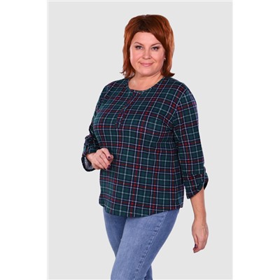 Вильнюс - блузка изумруд