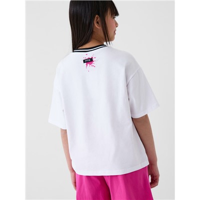 Фуфайка трикотажная для девочек (футболка)