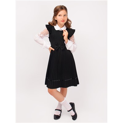 Блузка для девочки длинный рукав Соль&Перец