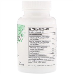 Thorne Research, PolyResveratrol-SR, 60 капсул