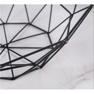 Фруктовница, Ваза для фруктов геометрия 26х26х9см