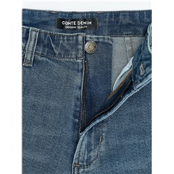 Актуальная коллекция CONTE CON-806 Джинсы wide leg ULTRA-LONG с талиевыми вытачками по спинке