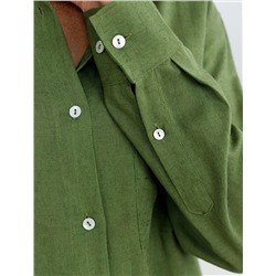 Блузка изо льна с вискозой