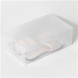 Коробка для хранения обуви с крышкой Large size, 20×33×12 см, 6 шт.