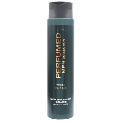 PERFUMED MEN Collection WOOD PEPPER Парфюмированный гель-душ для волос и тела, 400 мл