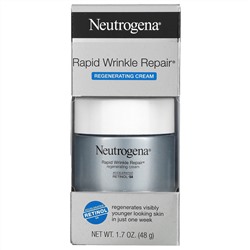 Neutrogena, Rapid Wrinkle Repair, восстанавливающий крем, 48 г (1,7 унции)