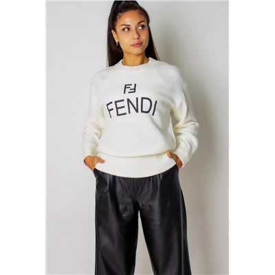 Теплый джемпер F женский арт.1835 (Белый)