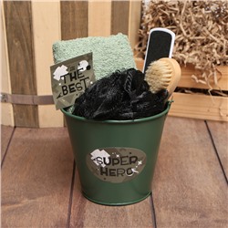 Набор подарочный «Этель» Super hero: полотенце и аксессуары