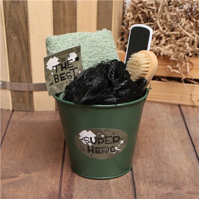 Набор подарочный «Этель» Super hero: полотенце и аксессуары