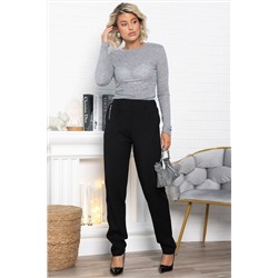 Брюки трикотажные Броуди (черные) Б15048-8М